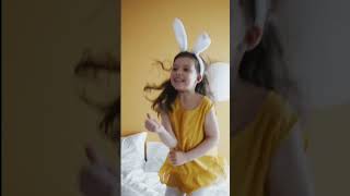 Baby Girl Jumping Up And Down On A Bed Cute Baby