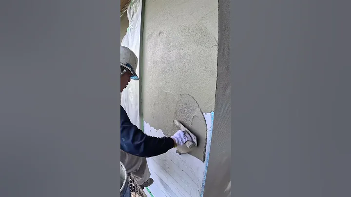 Quick and easy way to plaster walls #shorts