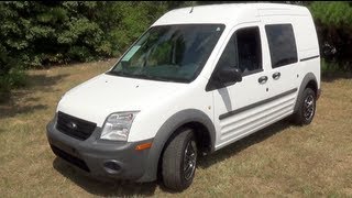 2011 Ford Transit Connect Startup, Interior & Exterior Tour and Test Drive
