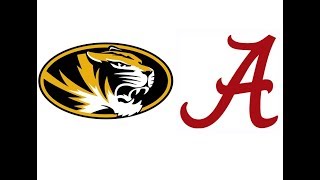 2018 Missouri at #1 Alabama (Highlights)