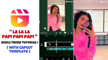La la la la papi papi papi papi reels trend tutorial | joker_queen_2020 audio reels trend tutorial