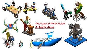 ✅Mechanical Mechanism & Applications #mechanism #design #solidworks #diy #technology
