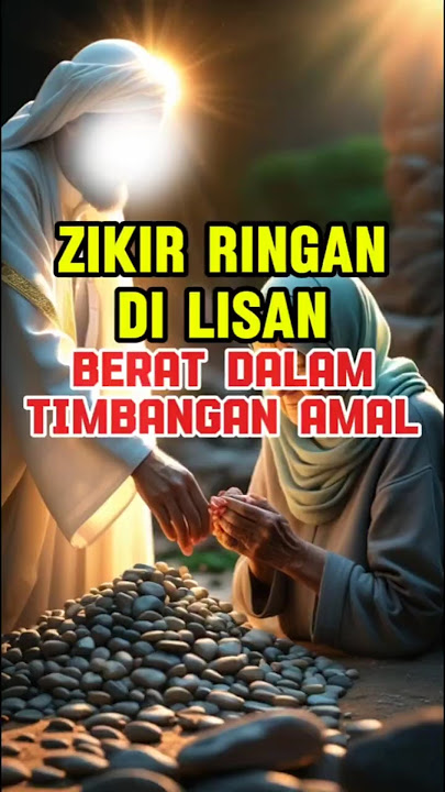 Dhikr is light on the tongue, heavy on the scales of charity