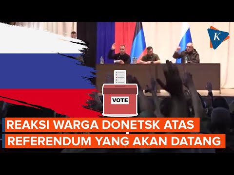 Reaksi Warga Donetsk terhadap Referendum yang Akan Datang