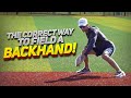 5 backhand infield drills that will quickly elevate your infield game do these everyday