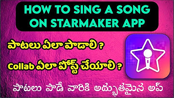 How To Sing A Song On Starmaker In Telugu