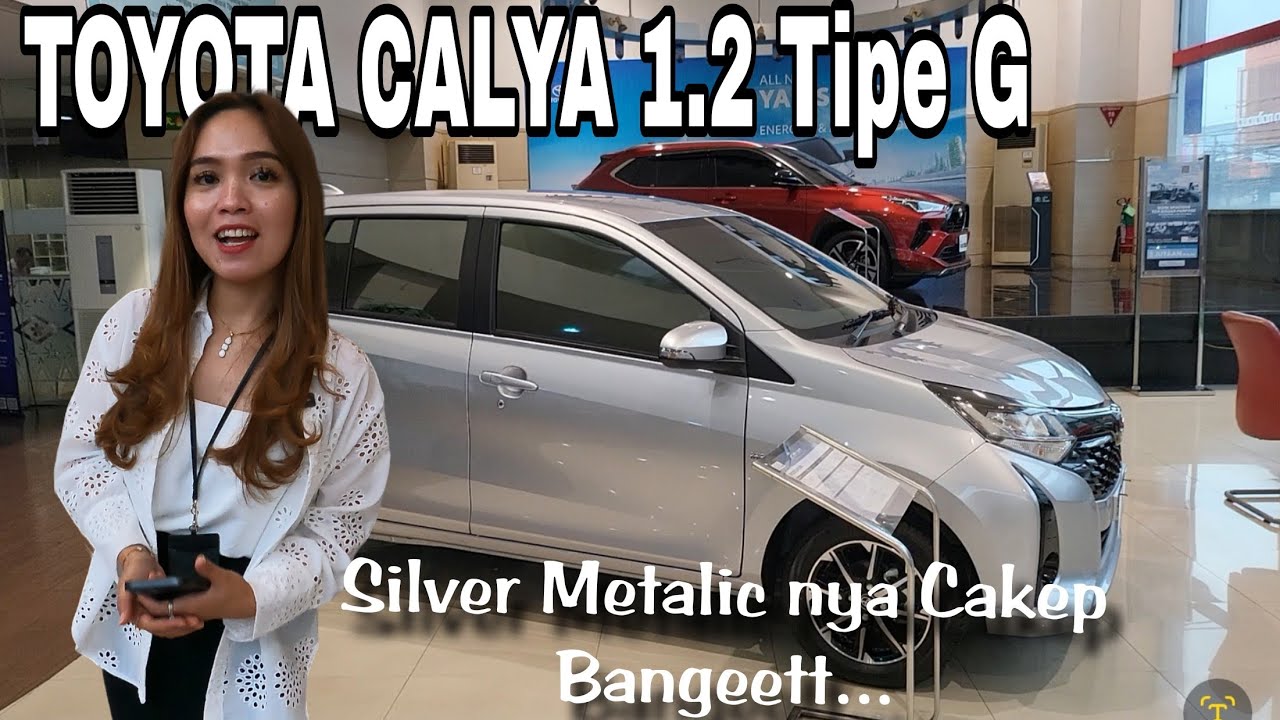 Toyota Calya Warna Silver Metalic nya Cakep Bangeett.....