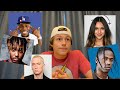 board meeting with DaBaby, Olivia Rodrigo, Juice WRLD, Eminem, and Travis Scott