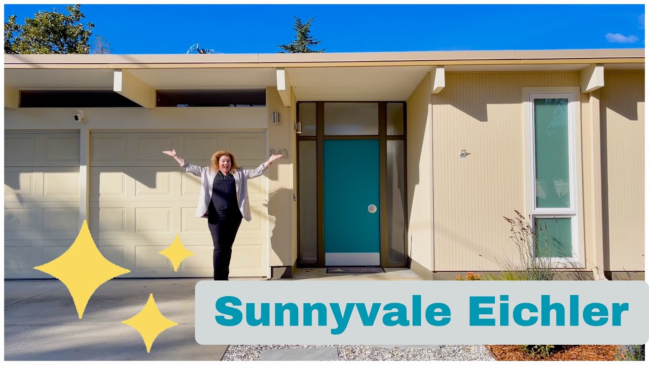 Midcentury Modern Icon Eichler Home Heart of Silicon Valley Sunnyvale