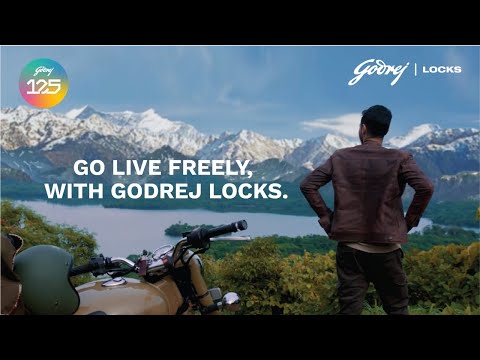 Go live freely, with Godrej Locks.