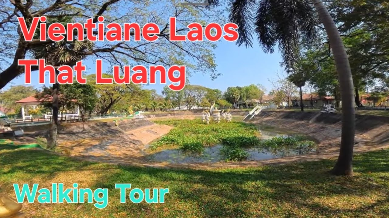Vientiane Laos || Short Relaxing Walk @ That Luang Yard || 7 Feb 2026 || 