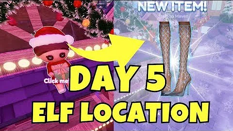 How to find LANA'S ELF location DAY 5 in Dress to Impress | ROBLOX