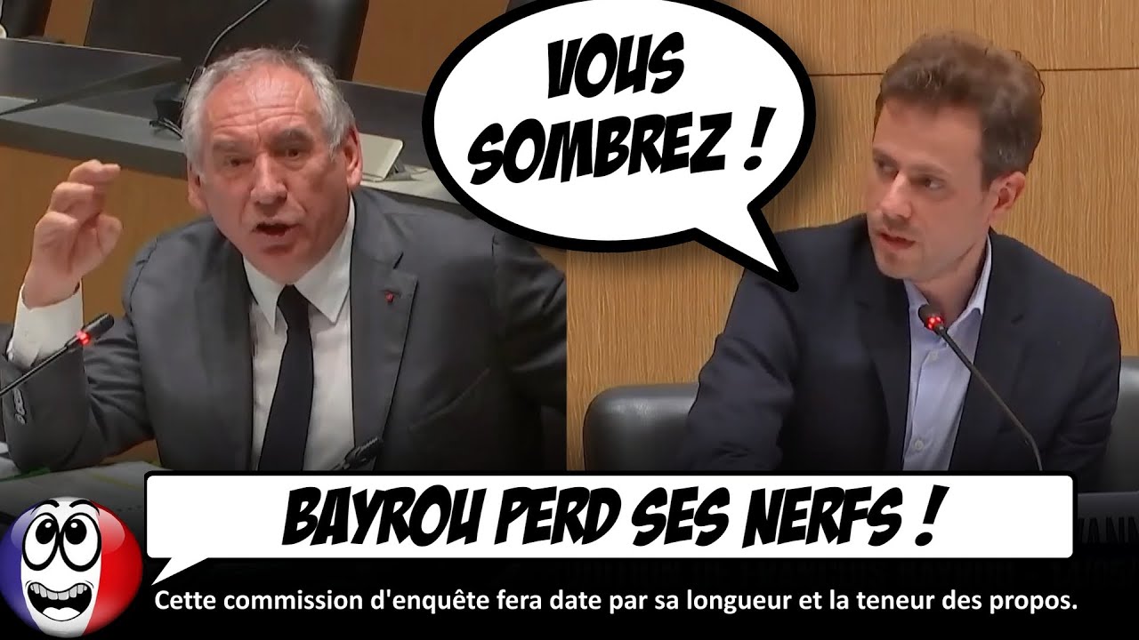 ⁣GROS CLASH entre François Bayrou et le député Paul Vannier en commission d'enquête (Bétharram)