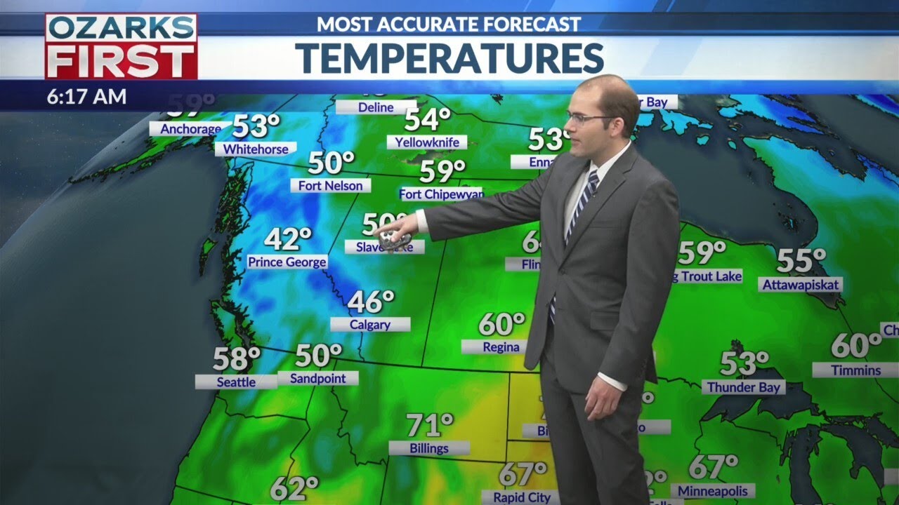 Cool Canadian cold front coming soon! - YouTube