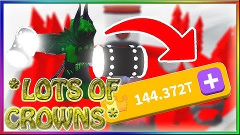 How to Get LOTS of Crowns FAST in Saber Simulator *TRILLIONS OF CROWNS* (Roblox)