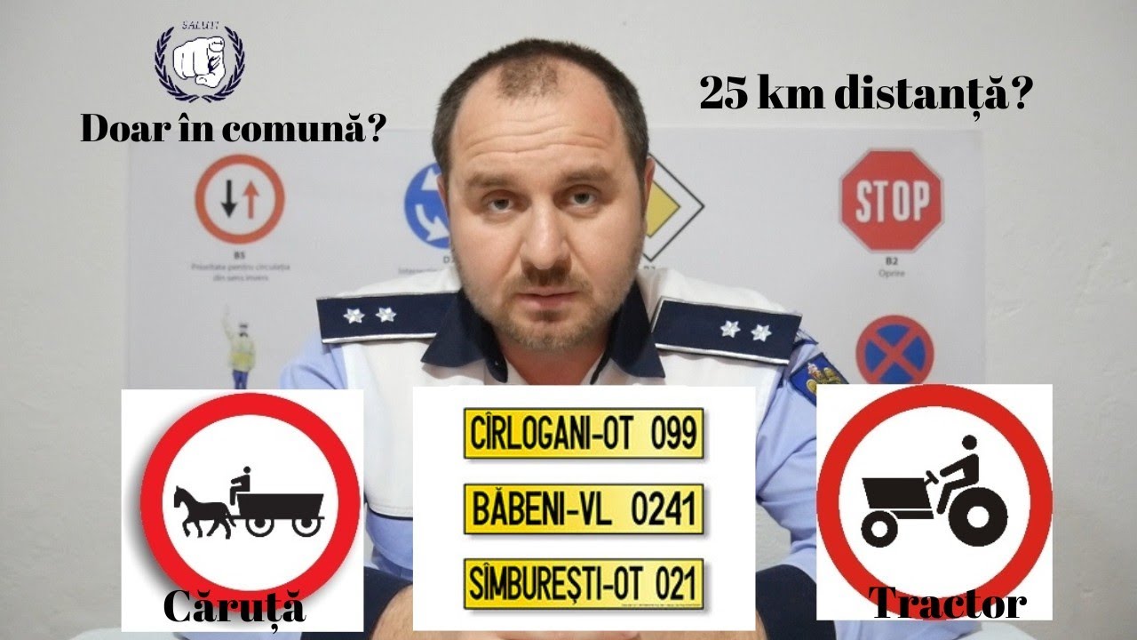 Pe ce DISTANȚĂ ai voie cu NUMERE GALBENE de la Primărie?!