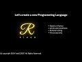 Let's create a new programming Language RIKKO