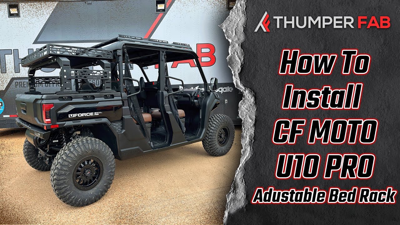 This Bed Rack TRANSFORMS Your UForce U10 PRO 🔥 | Thumper Fab Install Guide