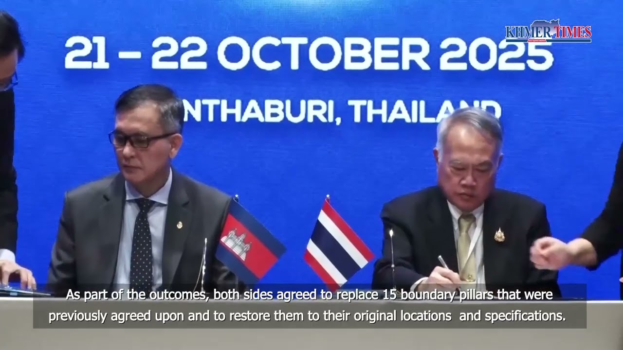 Cambodia, Thailand Issue Six-Point Joint Press Statement Following JBC Meeting in Chanthaburi