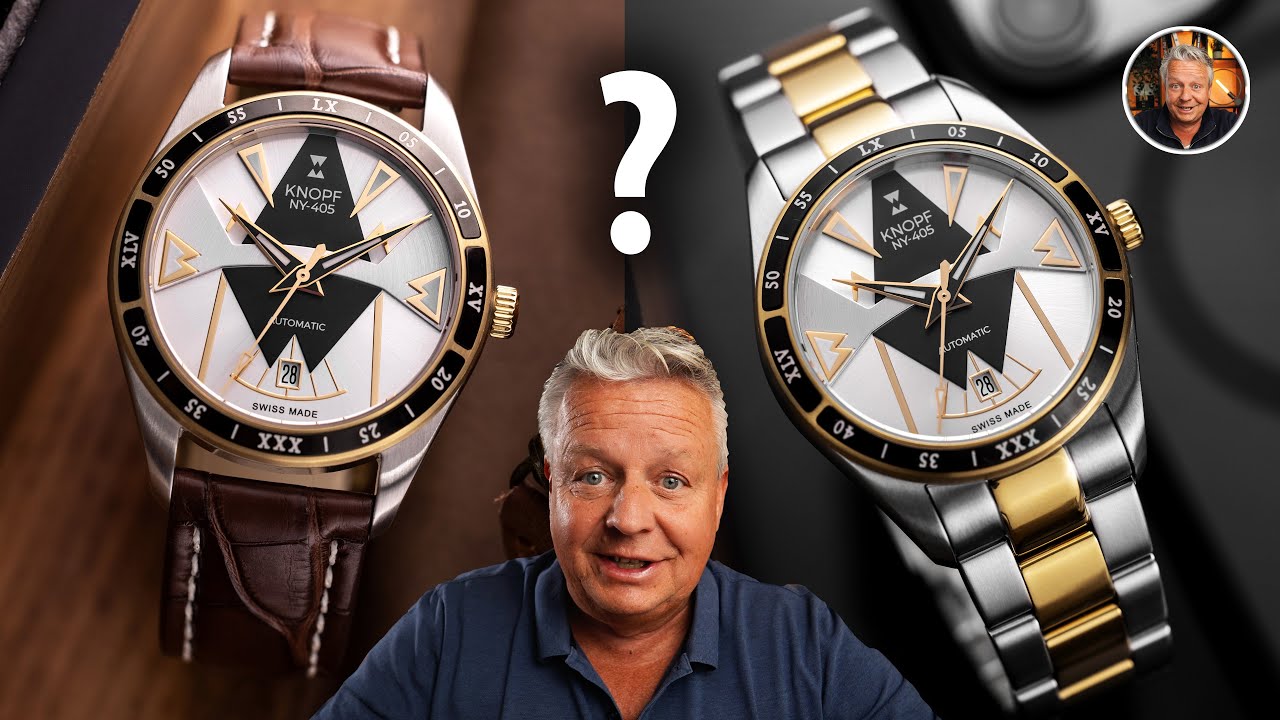 KNOPF NY-405 Gold Steel Review – WATCHDAVID – Independent Watch