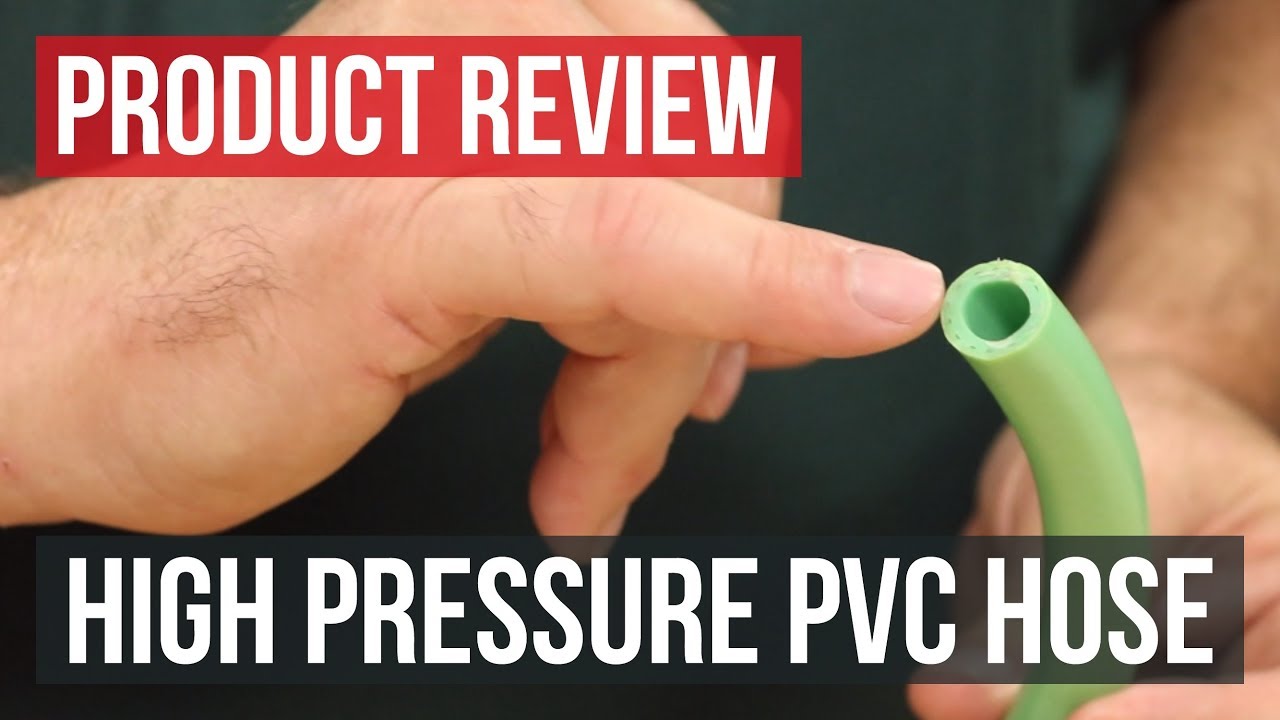 High Pressure PVC Chemical Spray Hose Review YouTube