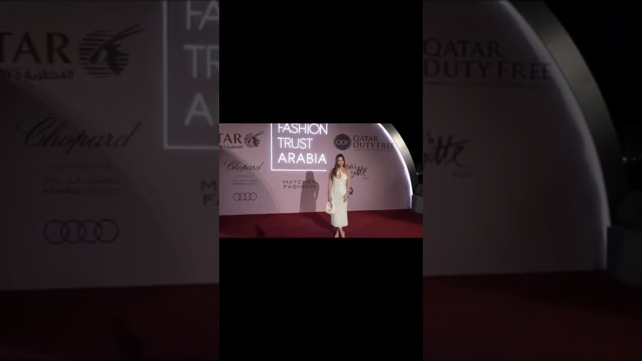 From yesterday's red-carpet arrivals to Fashion Trust Arabia 2022 in Doha Qatar 💫