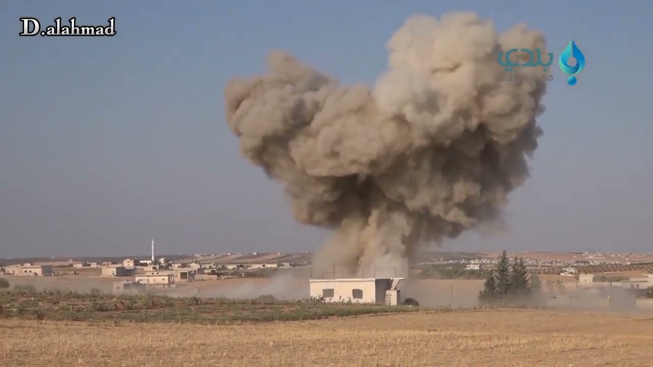 استهداف بلدة التح