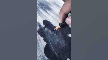 Couple drawing with charcoal | Charcoal Drawing easy | Golden Brown #goldenbrown #drawing #shorts
