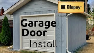 Single Garage Door Install | Clopay
