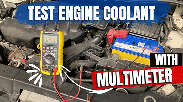 How to Check Engine Coolant / Antifreeze with a Multi-meter | Electrolysis Testing Procedure