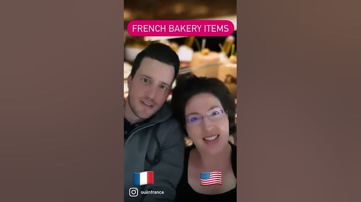 Saying French bakery items in French and English #shorts