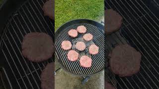 ASMR Burgers Cooking On The Grill #shorts asmr #food