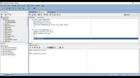 Cara Membuat Table Di ORACLE SQL DEVELOPER PART 2