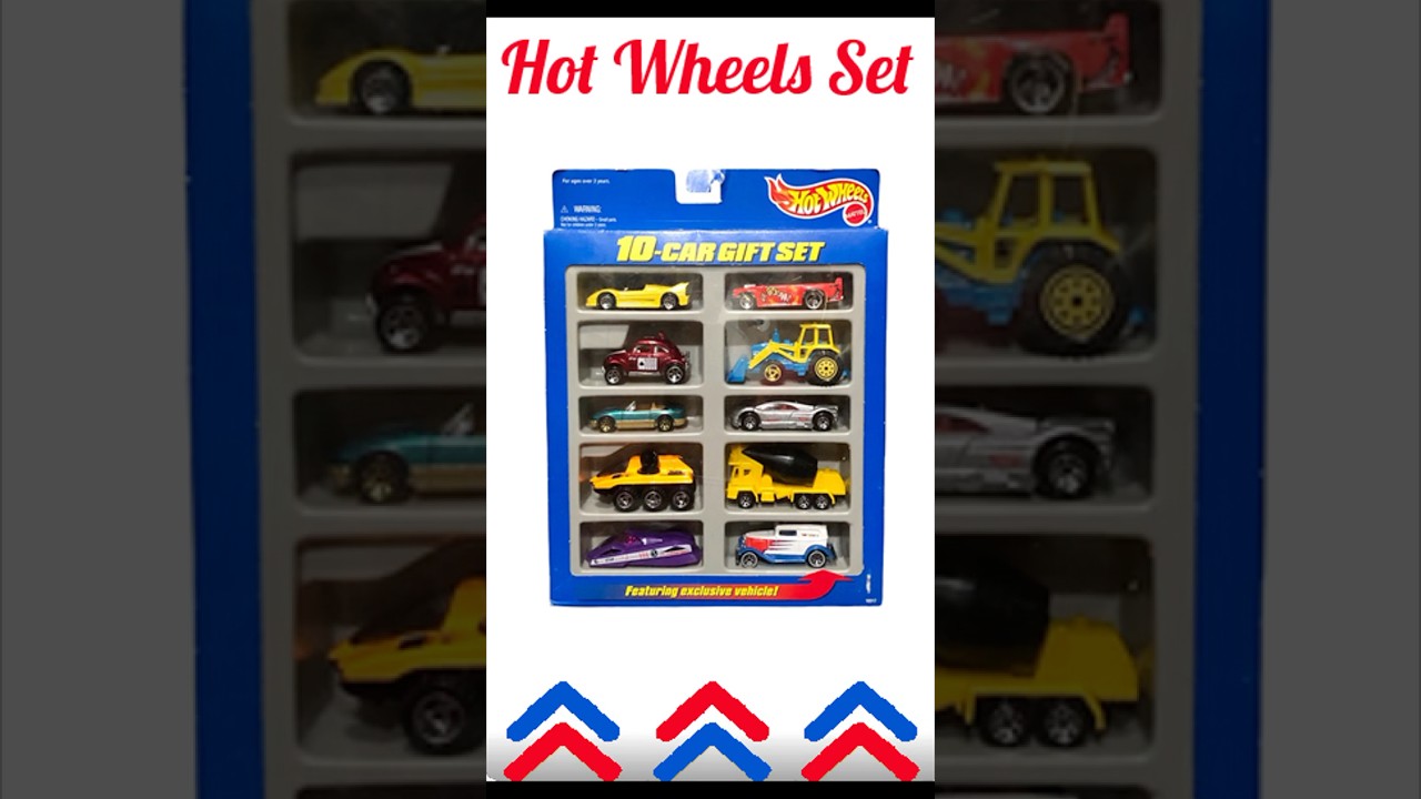 97 Hot Wheels 10 Car Gift Set | CollectiblesAndMoreInStore