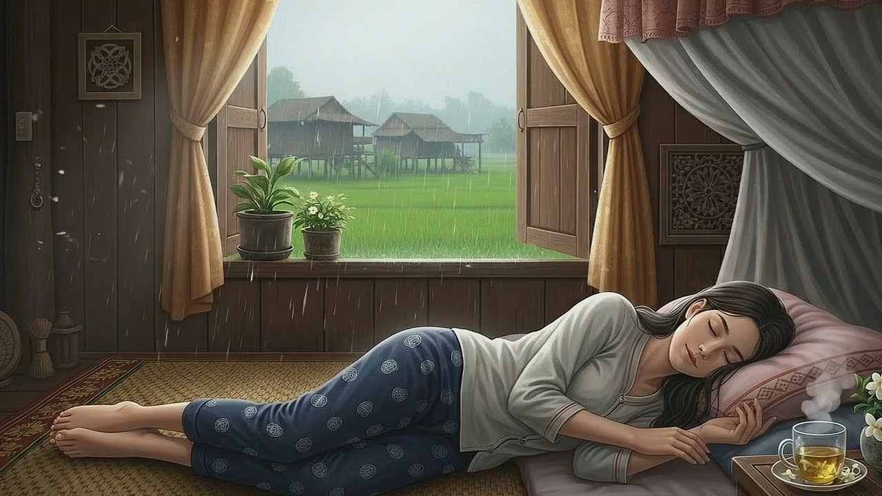 Sleep Music For Deep Relaxation, Street Relief,And Anxiety.