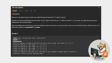 Leetcode 134 | Gas Station | Under 3 minutes
