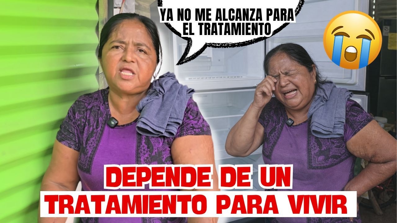 Mientras unos derrochan dinero… ella LUCHA Y SUPL¡CA AYUDA para poder SEGUIR VIV¡END0💔