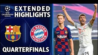 Barcelona vs. Bayern Munich | Champions League Quarterfinal Highlights | UCL on CBS Sports