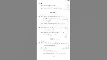 #exam December 2023#bsc 5th semester #physical #chemistry #paper #igu #meerpur #rewari