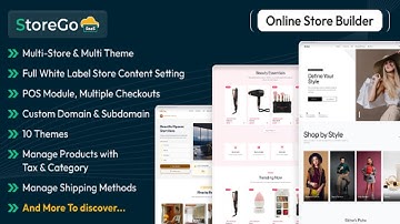 StoreGo SaaS   Online Store Builder