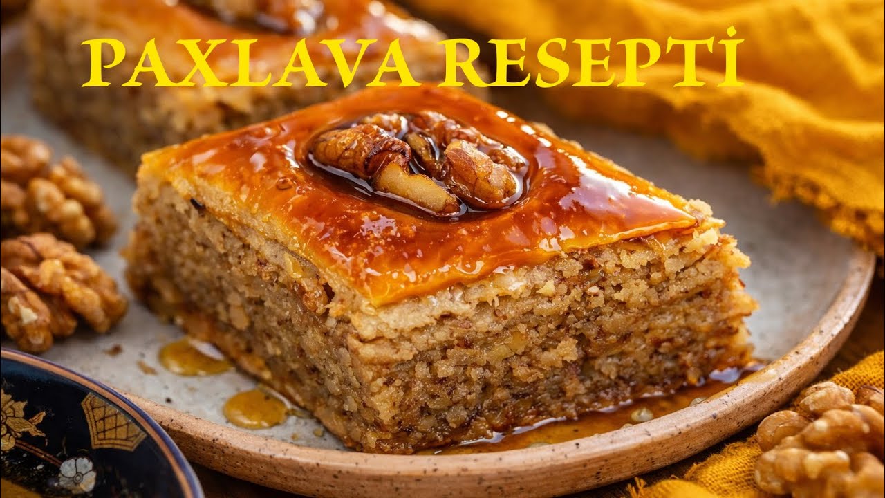 Paxlava resepti. Bütün sirrləri açıram.