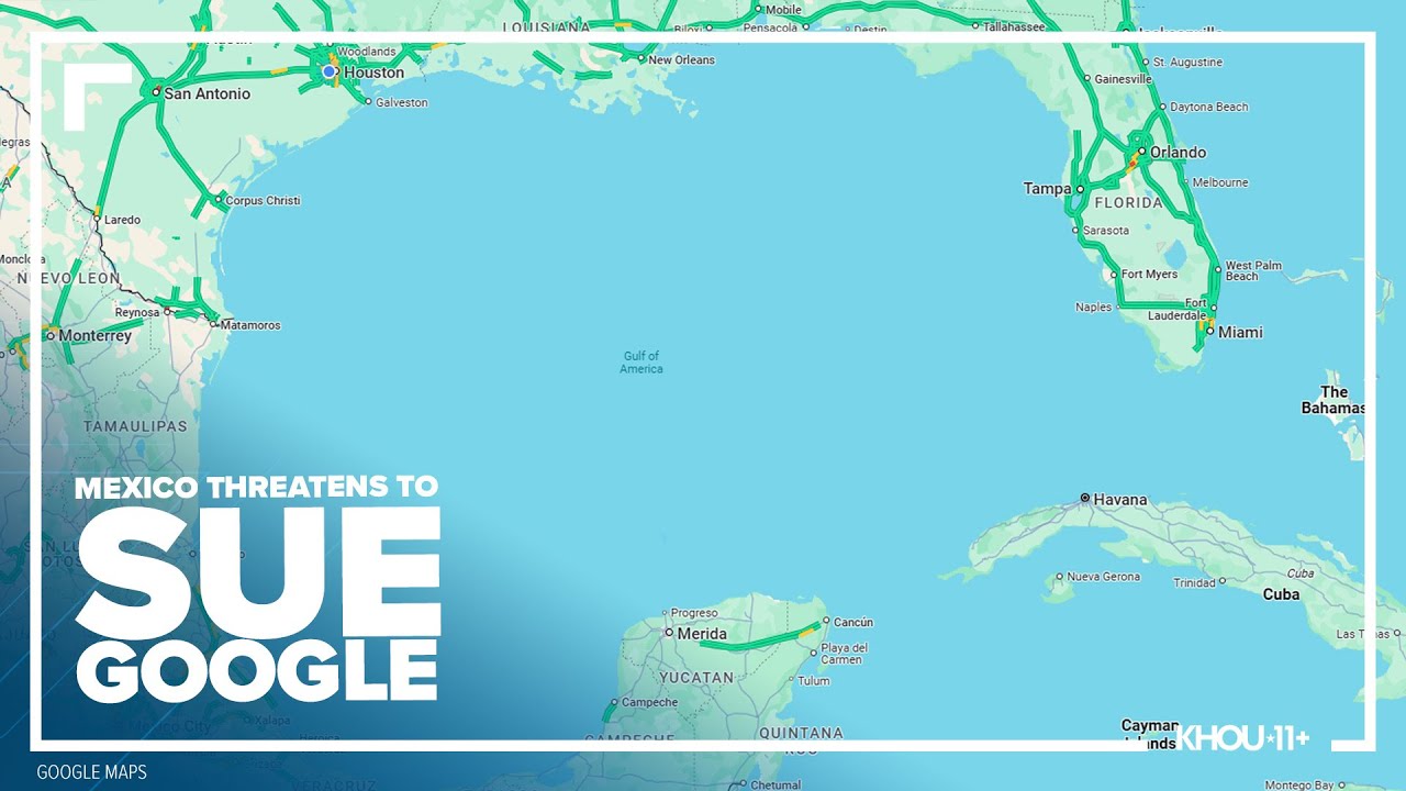 Mexico threatens to sue Google over 'Gulf of America' name on maps