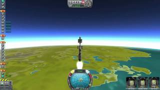 KSP Saturn X Launch