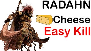 RADAHN Cheese 🧀 | Easy Kill Must Watch | Elden Ring