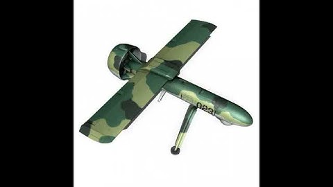 Pchela-1T Drone - Russian UAV 3D model from CGTrader.com