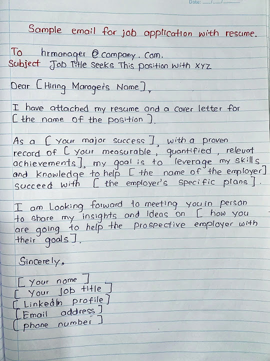 How Write Email For Job Application With Resume job Application Email how-write-email-for-job-application-with-resume-job-application-email