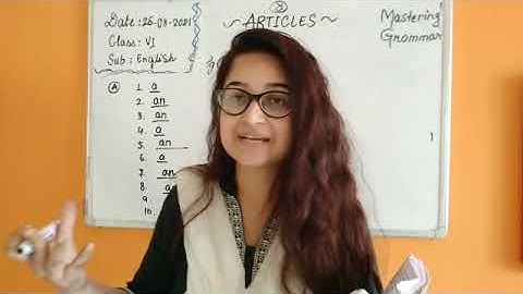 CLASS VI ENGLISH 26-08-2021 BY Ms. SHWETA SHUKLA