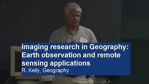 Imaging research in Geography: Earth observation and remote sensing applications