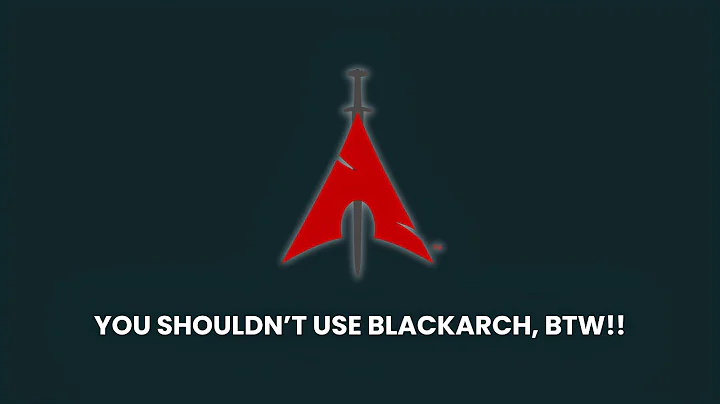 You shouldn't use BLACKARCH Linux. Here's Why?