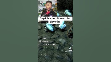 How to duplicate items in Skyrim. #skyrim #gaming #fyp #elderscrolls #skyrimtips #tipsandtricks